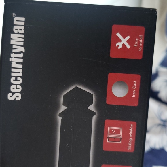 SECURITYMAN Window Security Lock Bar Black Adjustable 14.25”-37”, Originally $35 - Picture 8 of 12